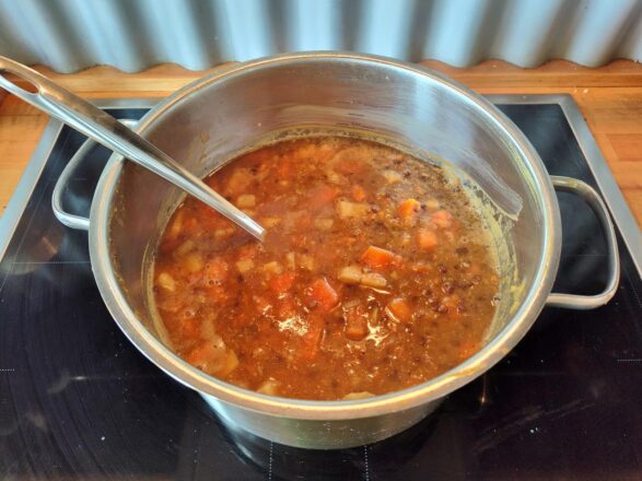 Gemüseeintopf mit ganz viel Curry