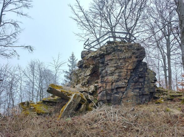 Kälbersteine im Nebel