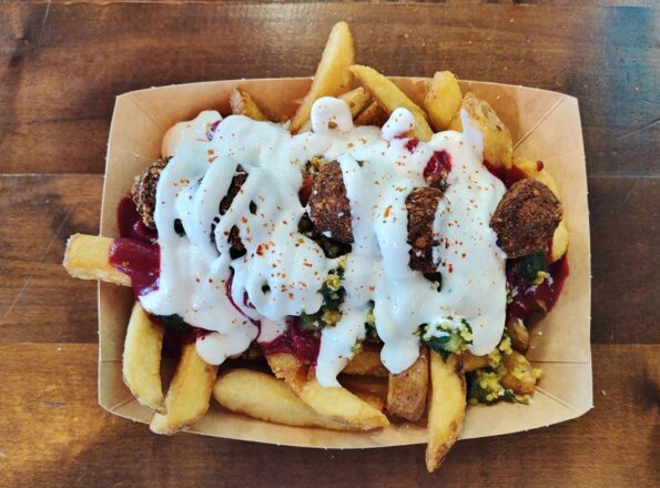 Pink Persia Poutine