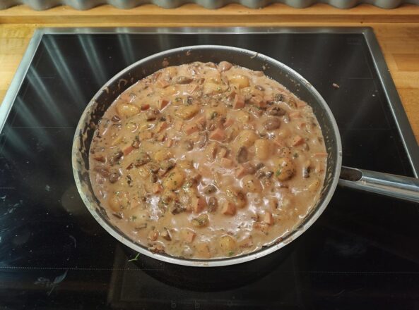Champignon-Gnocchi-Pfanne