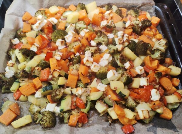 Kartoffelduett an Ofengemüse