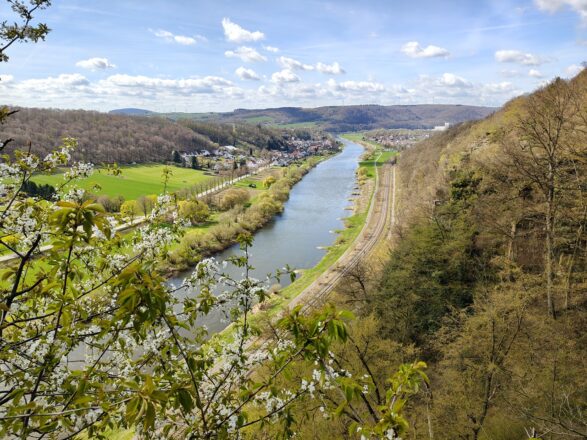 Hoch über der Weser