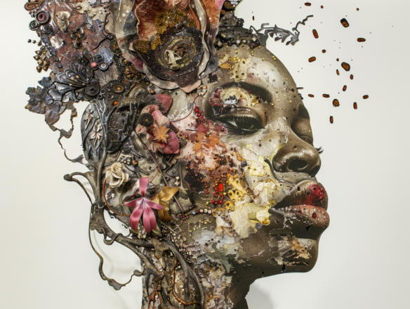 Collagen wie bei Wangechi Mutu